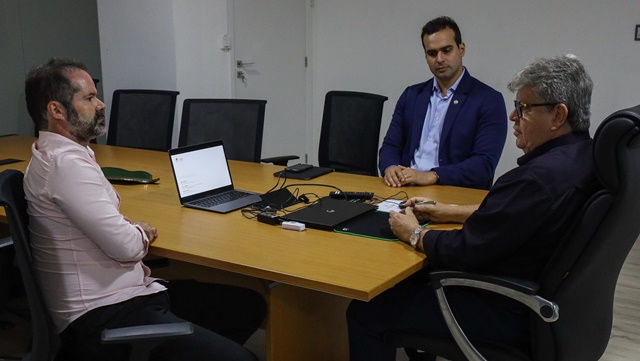 Em reunião com João Azevêdo, presidente do CLP destaca eficiência de políticas públicas e avanço da Paraíba no Ranking de Competitividade