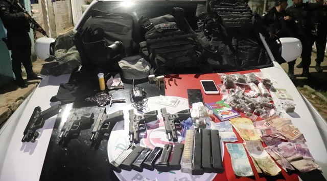 Operação Eternidade prende 172 pessoas e apreende 80 kg de drogas e 44 armas na Paraíba