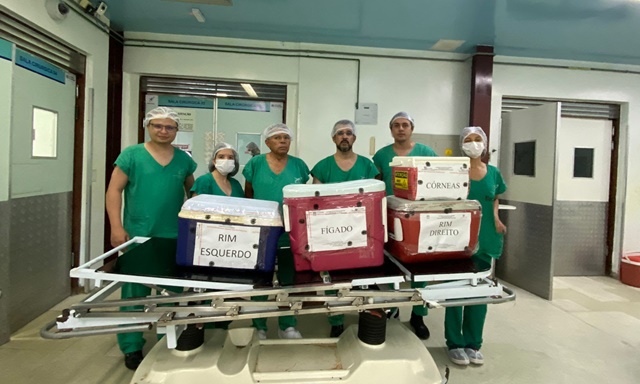 Doação de múltiplos órgãos no Hospital de Trauma de João Pessoa beneficia cinco pacientes