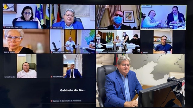 João Azevêdo é escolhido por governadores como novo presidente do Consórcio Nordeste 