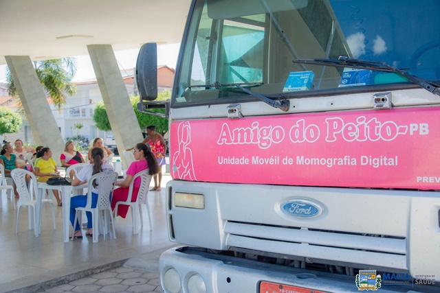 Prevenção em foco: Secretaria de Saúde de Malta, em parceria com a unidade móvel ‘Amigo do Peito’, realiza 80 mamografias gratuitas