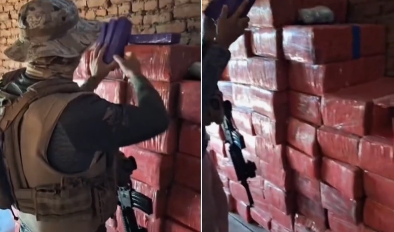 Polícia apreende aproximadamente a uma tonelada de maconha no Sertão do Estado