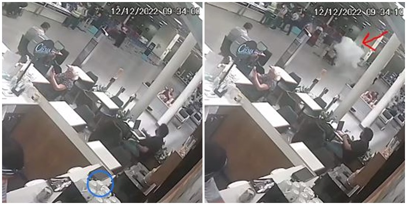 Vídeo: Mala de passageiro explode em terminal do Aeroporto em Guarulhos e parte do teto se desprende