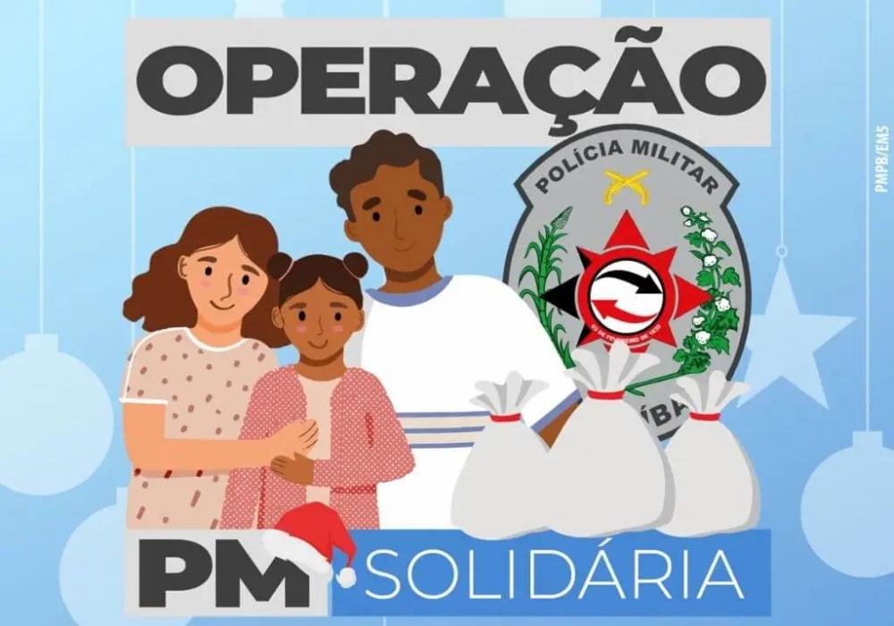 Polícia Militar lança mais uma edição da Operação PM Solidária, com o objetivo de arrecadar alimentos não perecíveis para famílias carentes