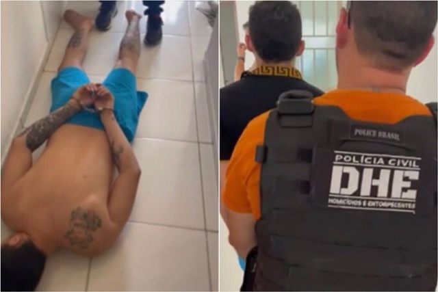 Em Patos, Foragido do PB1 em João Pessoa, é preso pela DHE, com ele uma grande quantidade de droga foi apreendida- veja 