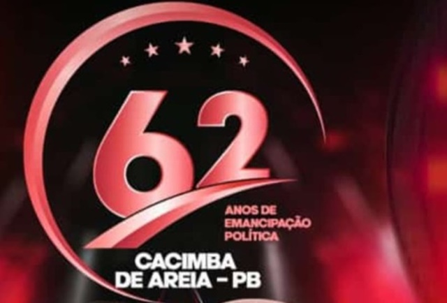 Emancipação: Prefeitura de Cacimba de Areia divulga atrações artísticas para comemorar os 62 anos de aniversário da cidade