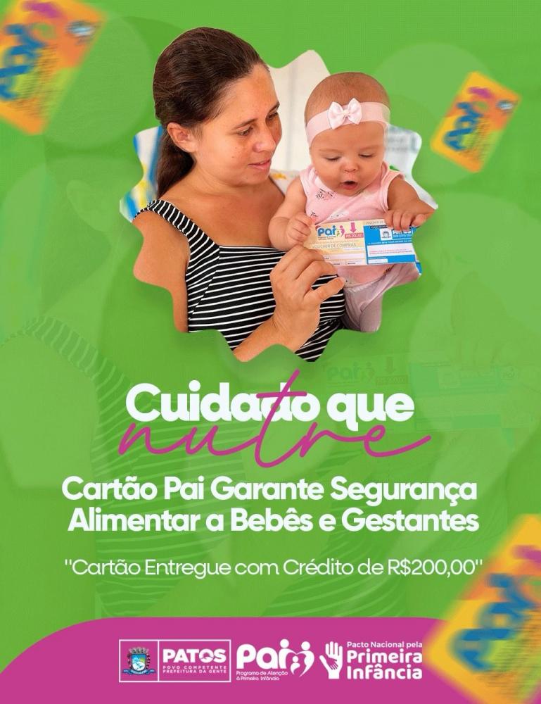 Cuidado que Nutre: Cartão Pai Garante Segurança Alimentar a Bebês e Gestantes