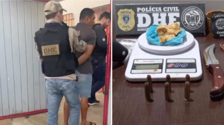 Operação “Queda do Coroa”: DHE e Polícia Civil do RN realizam prisão e apreendem armas e drogas, em Patos. Vídeo