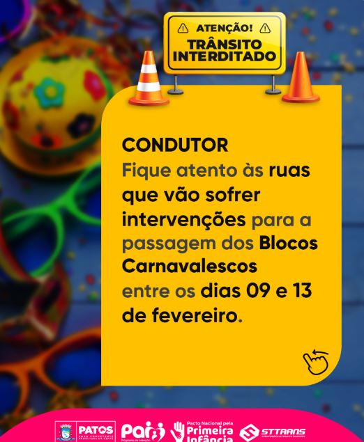 STTRANS divulga planejamento operacional de trânsito para o período de Carnaval