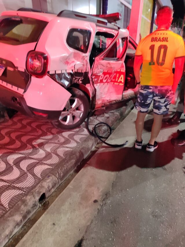 Acidente entre duas viaturas da Polícia Militar deixa seis militares feridos em Campina Grande
